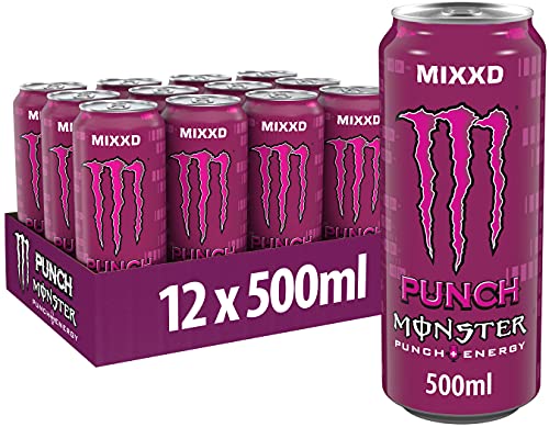 Monster Energy MIXXD Punch, 12x500 ml, Einweg-Dose – so süß wie selbstgemachter Punsch