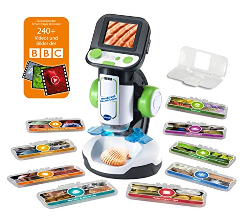 VTech Interaktives Video-Mikroskop mit LCD-Display für Kinder ab 7