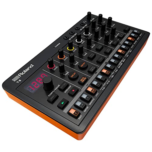 Roland AIRA Compact T-8 Beat Machine | Ultramobile Bass-Machine-Sounds | TR-REC Drum Sequencer | Sechs Rhythmus-Tracks | Integrierte Effekte | USB- und MIDI-Anschlüsse