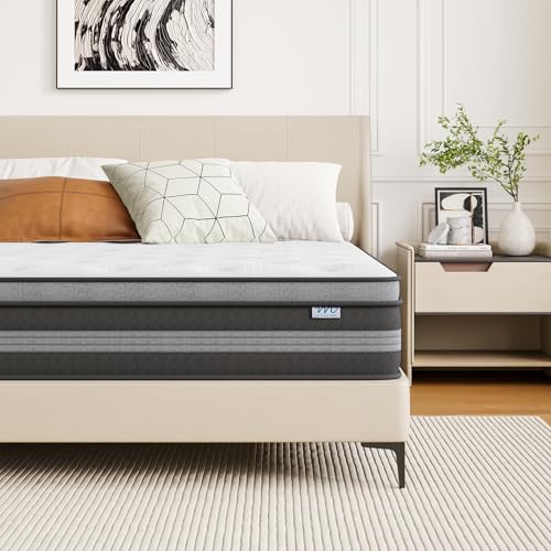 Moziel 180x200 cm Matratze, 30cm höhe, H3 Taschenfederkernmatratze, Gel Memory Foam Hybrid, Taschenfederkern, Atmungsaktiv, Mittelfest, Druckentlastung, Federkernmatratzen Öko-Tex Zertifiziert