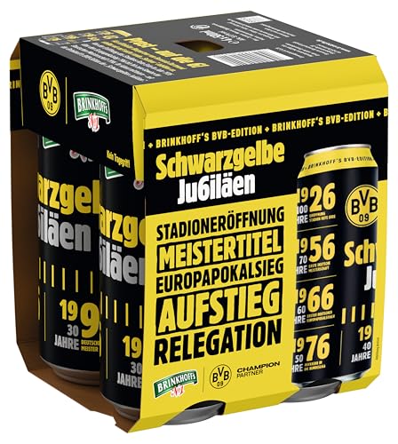 Brinkhoff´s Bier BVB Edition, EINWEG 4x0,50 L Dose