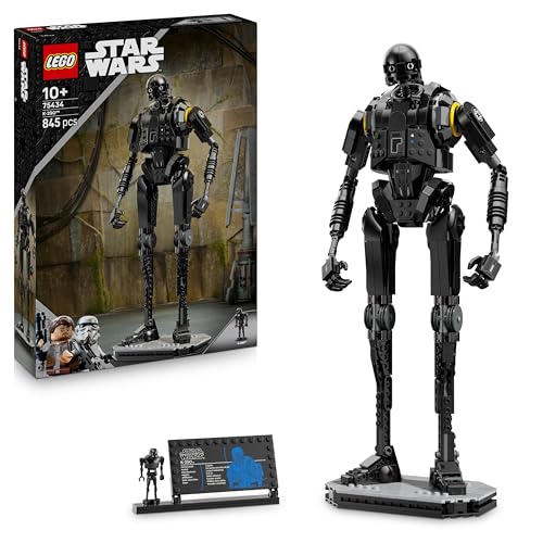 LEGO Star Wars 75434 Sicherheitsdroide K-2SO – Figur zum Bauen & Ausstellen, BAU-Spielzeug, Sammler-Modell mit Infotafel – Geschenk für Jungen, Mädchen und Erwachsene Andor-Fans