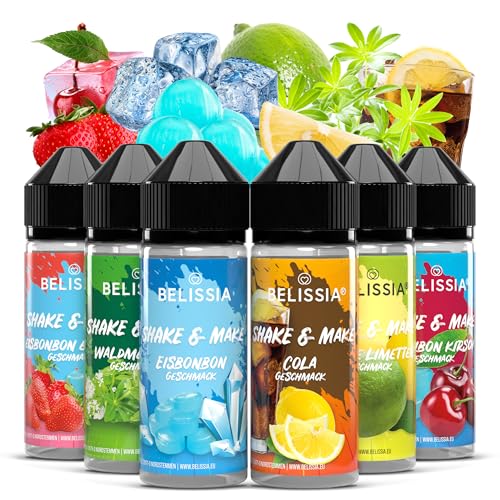 Belissia Shake and Make Set Erfrischung 6x10ml Aroma + Schüttelflasche