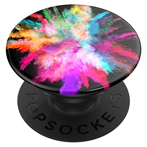 PopSockets PopGrip - Ausziehbarer Sockel und Griff für Smartphones und Tablets mit einem Austauschbarem Top - Color Burst Gloss