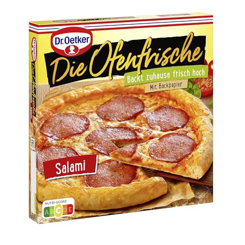 Dr. Oetker Die Ofenfrische Pizza Salami, 390 g (Tiefgefroren)