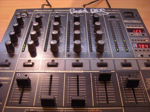 Pioneer Djm-600 Mischpult Schwarz