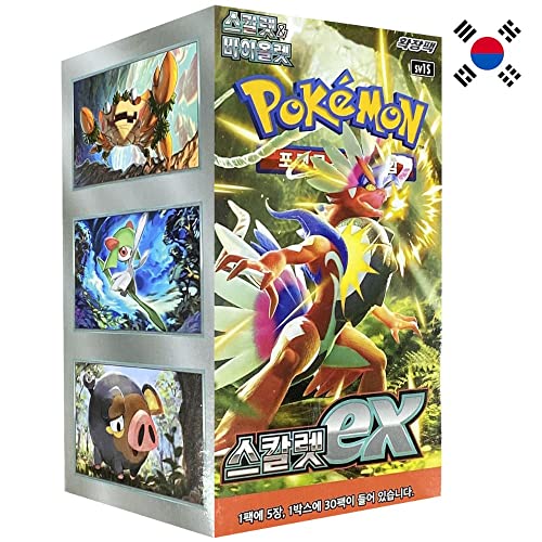 Pokemon Scarlet EX 30er Display Koreanisch