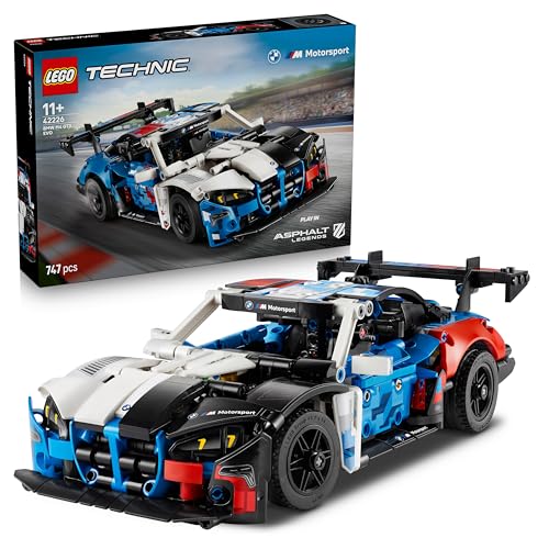 LEGO Technic BMW M4 GT3 EVO Rennwagen - Modellbausatz mit V6-Motor, Lenkung & öffnenden Türen - Gaming Geschenk für Jungen ab 11 Jahren & Jugendliche Motorsport Fans - 42226