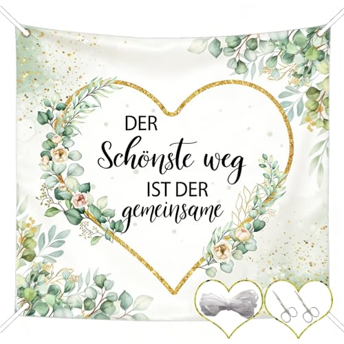 Hochzeitsherz zum Ausschneiden Bettlaken mit Herz Hochzeitsspiele 200x180cm