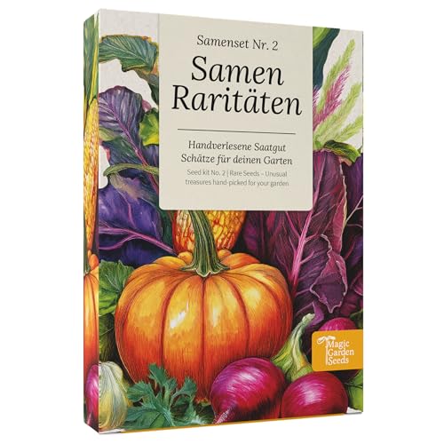 Magic Garden Seeds Samen Raritäten Set mit 9 Gemüse Kräuter Blumen