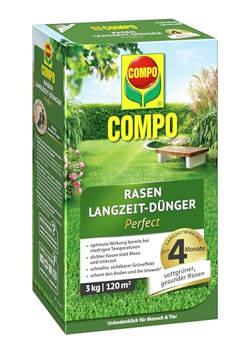 COMPO Rasen Langzeit-Dünger Perfect 3kg für 120m²