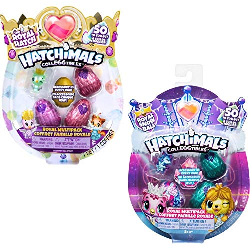 Hatchimals CollEGGtibles Royal Multipack mit 4 Zubehörteilen, für Kinder ab 5 Jahren