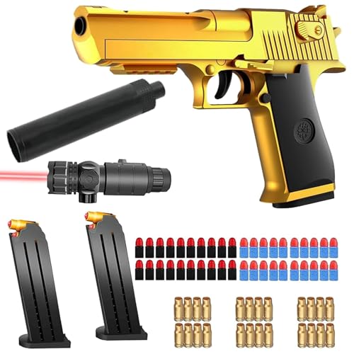 Spielzeug Pistole,Schaumstoff-Blaster,Soft Foam Bullet Blaster Toy,Schaumstoff-Blaster Toy Gun,Soft Foam Bullet Toy,Blaster Toy Gun,Sicherheitstraining oder Spiel,für 14+