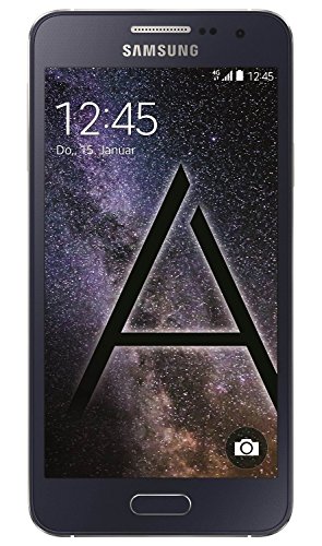 Samsung Galaxy A3 Smartphone (4,5 Zoll (11,4 cm) Touch-Display, 16 GB Speicher, Android 4.4) midnight black
