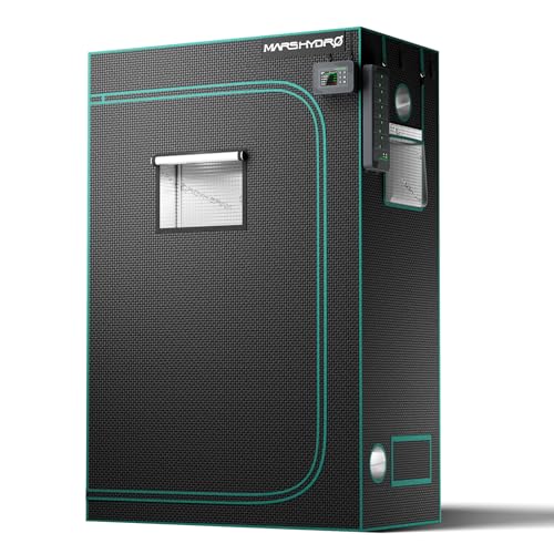 MARS HYDRO Growzelt 120x60x180cm,Indoor Grow Tent Reflektierende Mylar Zuchtzelte Hydrokultur,abnehmbaren Boden Tablett,für Pflanzen wachsen Raum