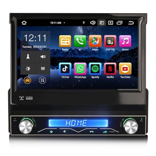 GONFEN 8-Kern 6GB+128GB Android 14 Universal Autoradio 1 Din GPS Navi mit 7