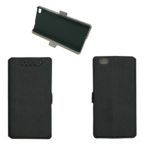 QiongniAN Hülle für Huawei P8 Standard Edition GRA-L09 hülle Schutzhülle Case Cover Black