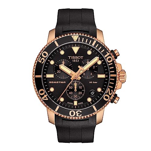 Tissot Seastar 1000 Chronograph Herren-Armbanduhr Schwarz T120.417.37.051.00