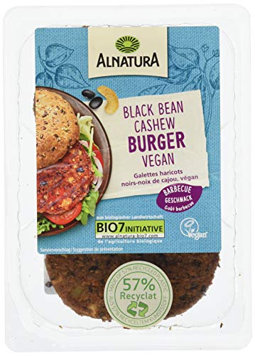 Alnatura Bio Black Bean Cashew Burger, 160g