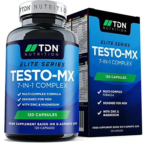 Test Booster für Männer - Testosteron - Xl 60 Tage Vorrat - Trägt zu einem normalen Testosteronspiegel & Muskelaufbau bei - Zink & Magnesium Booster - Elite-Grade Male Supplement
