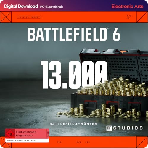 13.000 BF-Münzen | Battlefield 6 & REDSEC PCWin | Download Code EA App | Deutsch