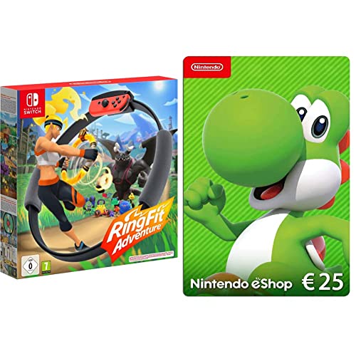 Ring Fit Adventure - [Nintendo Switch] + Nintendo eShop Card | 25 EUR Guthaben | Download Code