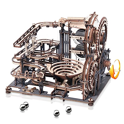 ROBOTIME Nachtstadt Murmelbahn Holzmodellbausatz für Erwachsene LGA01