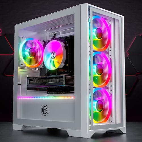 GameMachines Trinity Snow Edition - Gaming PC - AMD Ryzen 7 5700X - GeForce RTX 5060-1TB SSD - 32GB DDR4 - WLAN - Win 11 Pro.