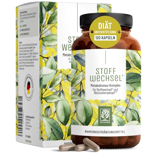NATURTREU® Stoffwechsel Kapseln Diät Unterstützung - Hochdosiert