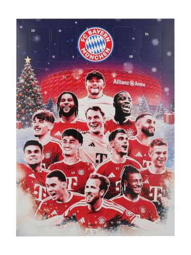 FC Bayern München I Schoko-Adventskalender 2026 I Rot