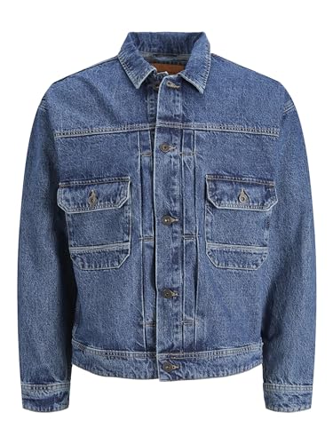 JACK & JONES Herren Jacke JJIKEVIN JJJACKET SBD 582 NOOS 12242339 ,Blue Denim ,XL