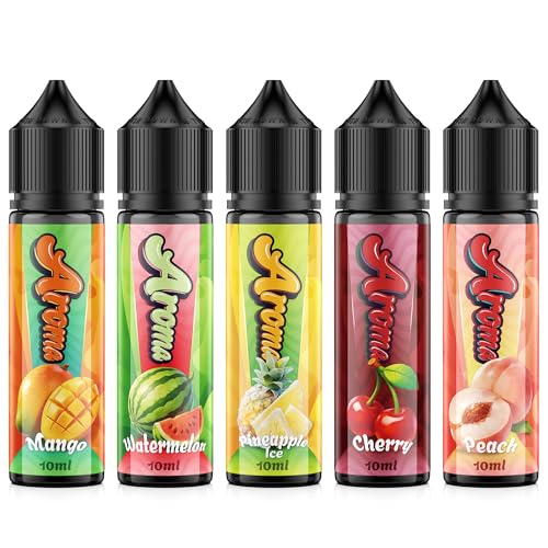 DBL Aromakonzentrat 5x10ml, Lebensmittelaroma für Backen & Getränke, Vegan