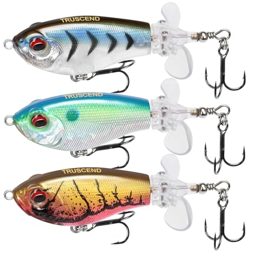 TRUSCEND Angelköder Kunstköder Fische Topwater Köder Angeln Set Hecht Zander Forellen Köder Swimbait Wobbler Langsam Sinkend Süßwasser Salzwasser Angelset Angeln Geschenk