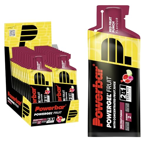 Powerbar - PowerGel Fruit - Red Fruit Punch - 24x41g - High Carb Energie Gel - Natrium