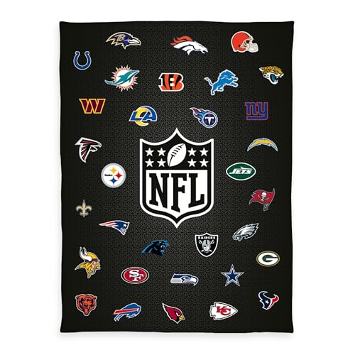 Herding Wellsoft-Decke NFL Teams, 150 x 200 cm, Weiche Kuscheldecke, Polyester