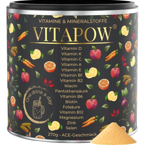 Multivitamin Pulver - Vitamine A-Z hochdosiert + Mineralstoffe - All in One