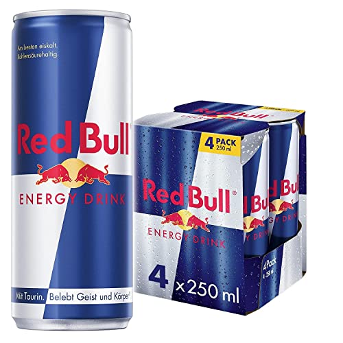 Red Bull Classic Energy Drink - 4-Pack (250ML)