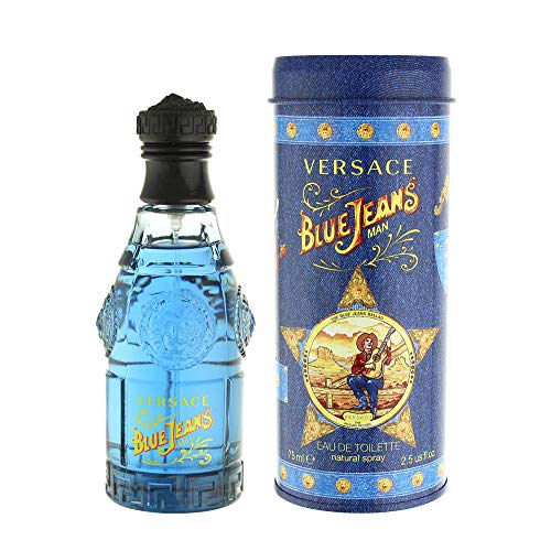 Versace Blue Jeans Eau de Toilette, Zerstäuber, 75 ml