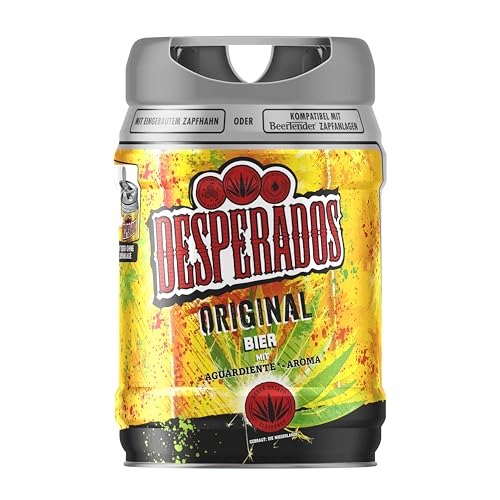 DesperadosTequila Fass Draught Keg 5l Einweg , 1er Pack