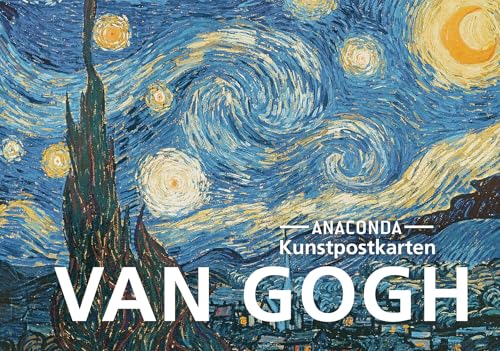 Postkarten-Set Vincent van Gogh: 18 Kunstpostkarten aus hochwertigem Karton. ca. € 0,28 pro Karte, verschiedene Motive, einzeln heraustrennbar (Anaconda Postkarten, Band 22)
