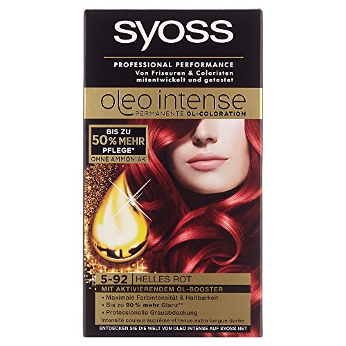 Syoss Oleo Intense Coloration 5-92 Helles Rot, 115 ml