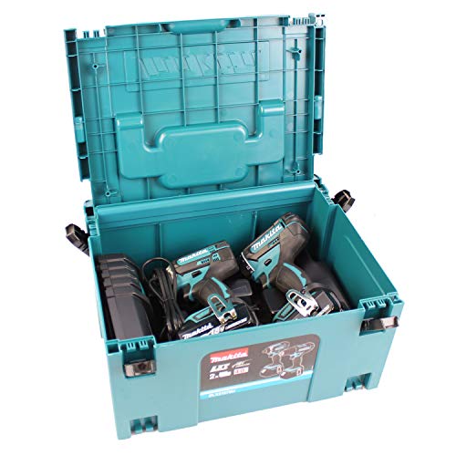Makita Combo Kit DLX2127MJ DDF482 + DTD152 + 2x 4,0AH Akkus + Lader im Makpac 3