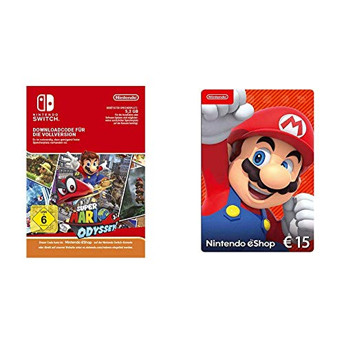 Super Mario Odyssey [Switch Download Code] & Nintendo eShop Card | 15 EUR Guthaben | Download Code