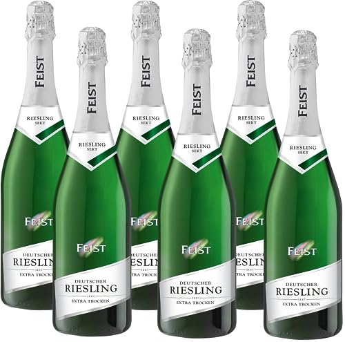 Feist deutscher Riesling Sekt extra trocken (6 x 0,75 l)