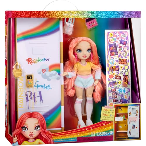 Rainbow High Design & Style Schließfach Spielset – Mit Regalen, Kleiderbügeln, Accessoires und Aufklebern, tolles Spielzeug und Geschenk für Kinder im Alter von 4 bis 12+ Jahren