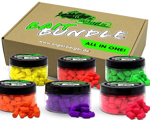 Angel-Berger Magic Baits Bait Bundle Trout Marshmallow All in One Forellen Köderset Vorteilspack Troutbait Sparbundle Forellen Hakenköder schwimmend Forellenangeln