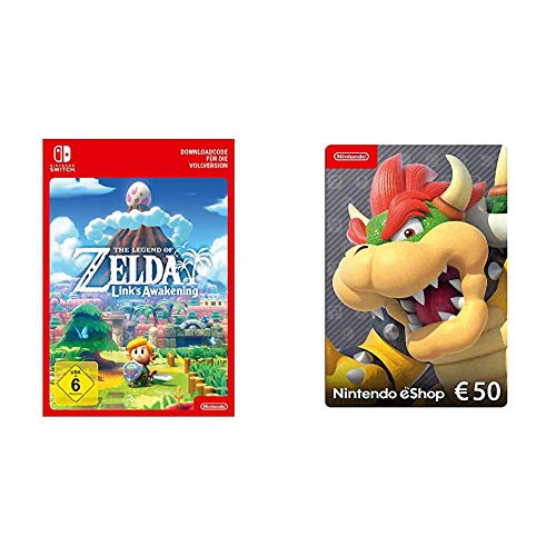 The Legend of Zelda: Link‚Äôs Awakening | Switch - Download Code & Nintendo eShop Card | 50 EUR Guthaben | Download Code