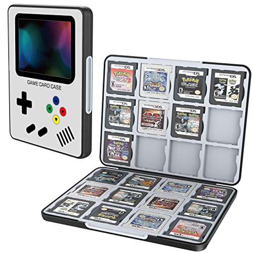 HEIYING Game Card Aufbewahrungs Tasche für Nintendo DS/2DS/3DS, Tragbare 3DS 2DS DS Game Cartridge Holder Storage mit 24 Spielkartenfächern