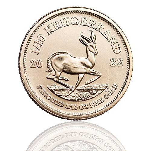 1/10 oz 3,4 Gramm Unze Krugerrand Krügerrand Gold-Münze von Rand Refinery, Echtheitsgarantie