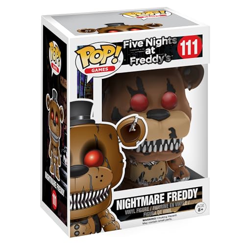 Funko POP! Games: Five Nights At Freddy's (FNAF) - Nightmare Freddy - Vinyl-Sammelfigur - Geschenkidee - Offizielle Handelswaren - Anime Fans